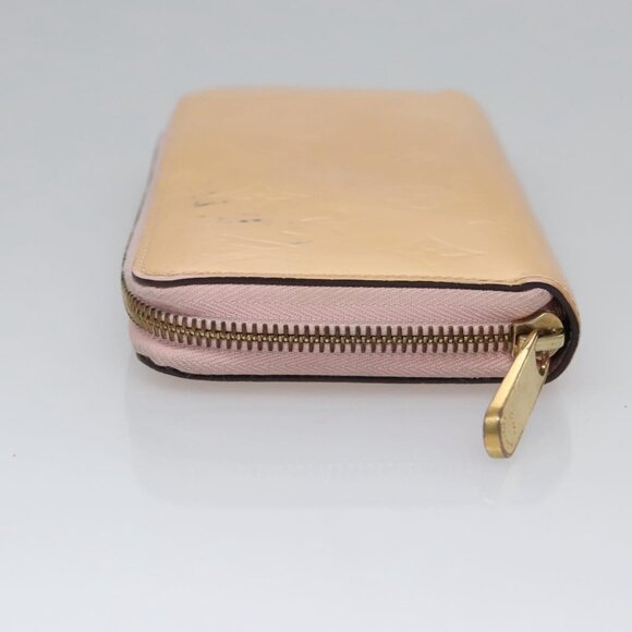 LOUIS VUITTON Monogram Vernis Zippy Wallet Rose Valerine M93522 LV Auth KD229 - Picture 4 of 16